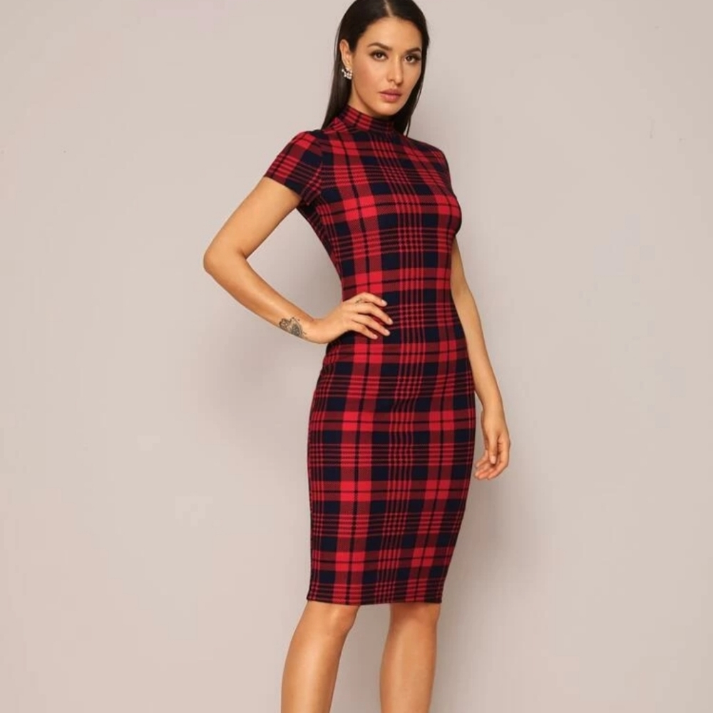 Plaid dress